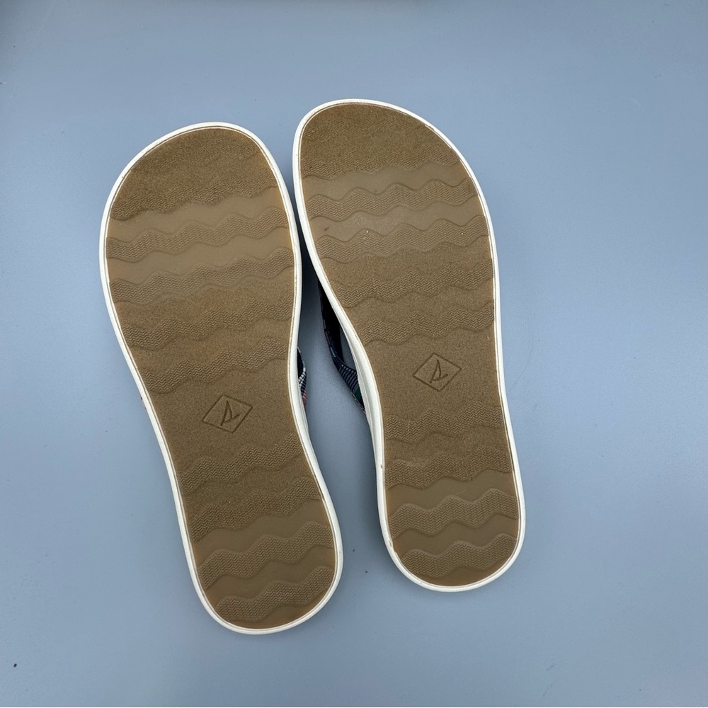 New Sperry Adriatic Plaid Multi Sandals Flip Flop Thong Skip Lace Women Size 10 - Picture 4 of 6